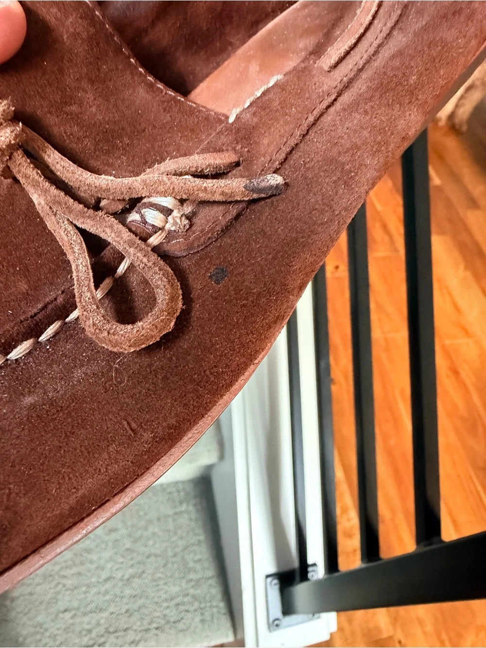 Frye Men's Brown Suede Moccasin Driving Loafers